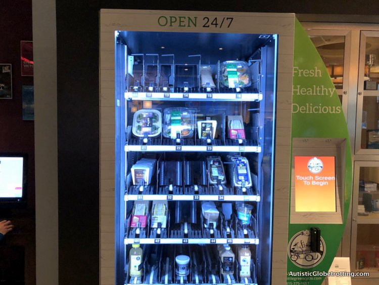 Family Fun Stay at the Aloft San Francisco Airport self serve grab and go food