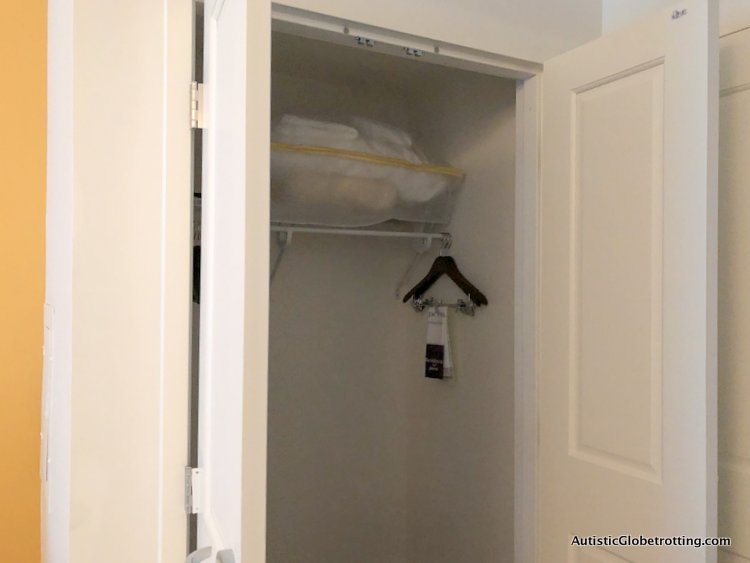Residence Inn San Jose Cupertino caters to Autism Families room closet