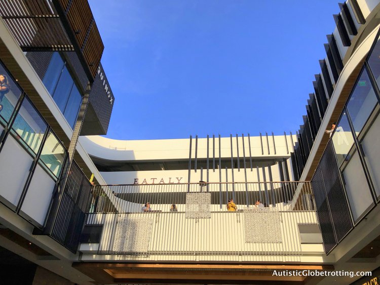 Exploring Eataly in Los Angeles with Autism entrance