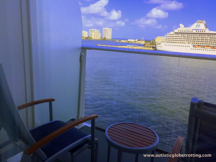Our Cabin on Harmony of the Seas balcony