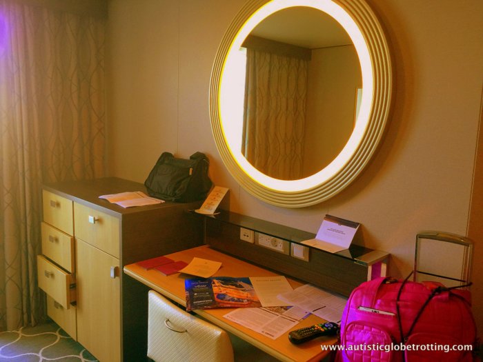Our Cabin on Harmony of the Seas mirror