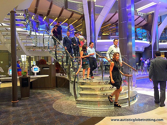 The Autism Friendly Harmony of the Seas stairs