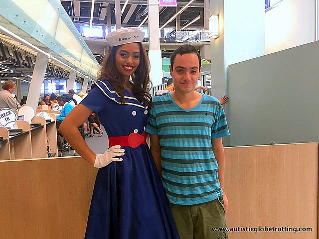 The Autism Friendly Harmony of the Seas pose