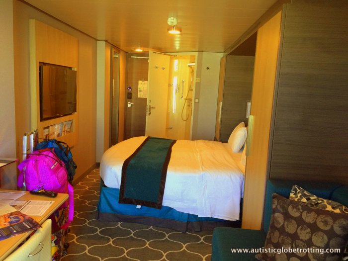 Our Cabin on Harmony of the Seas bed