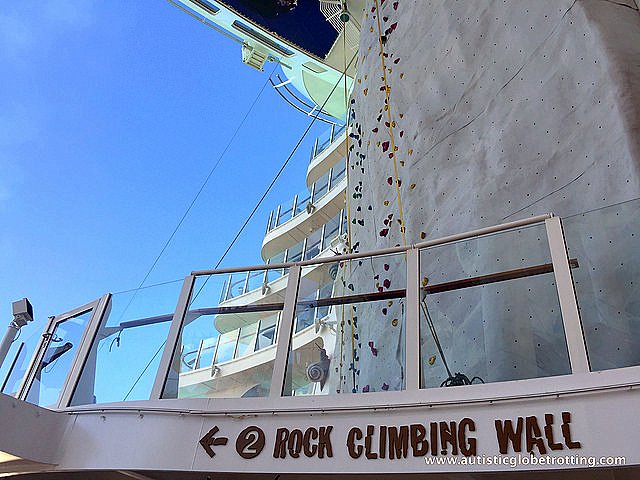 The Autism Friendly Harmony of the Seas wall