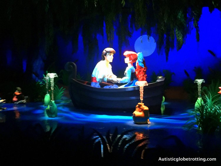 Disneyland's Top Indoor Autism Friendly Rides and Attractions te little mermaid ride