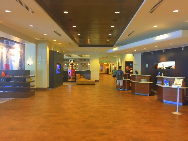 The Family Friendly Courtyard Anaheim Theme Park Entrance Hotel lobby