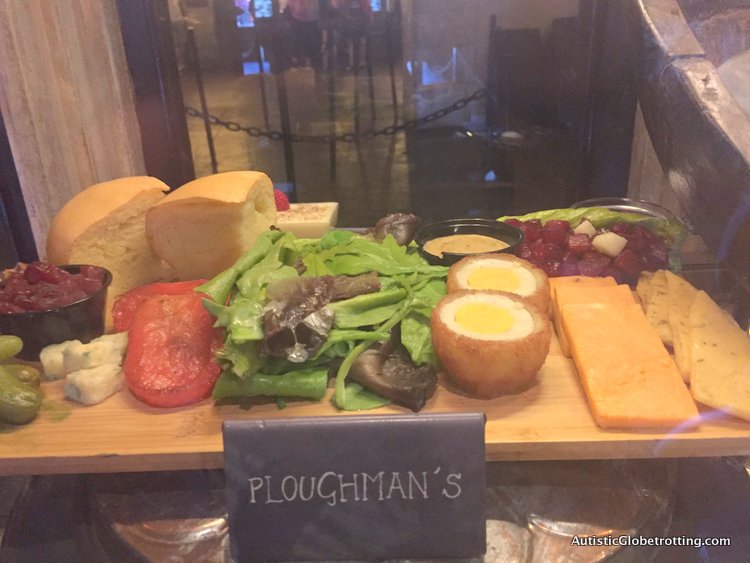 Universal Studios Must Try Harry Potter Foods and Drinks platter
