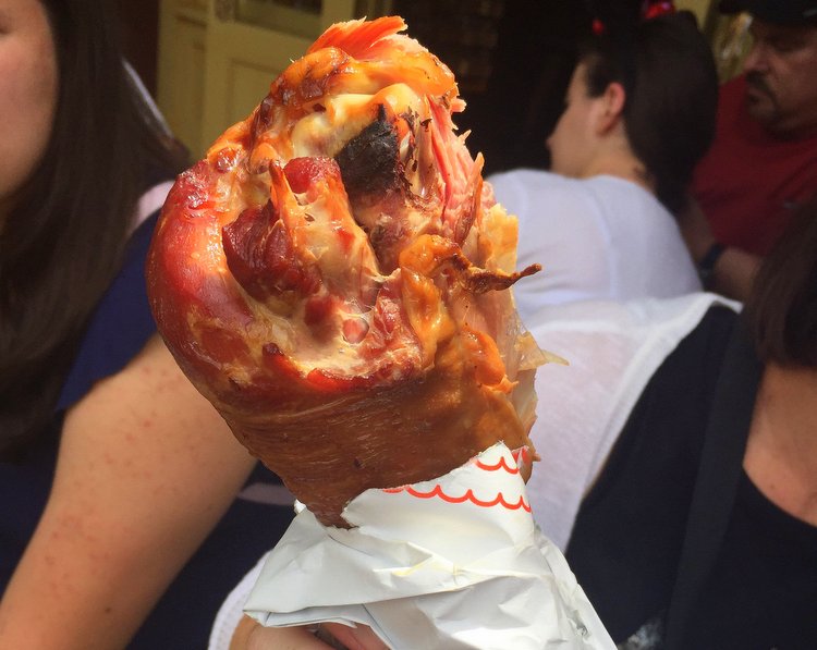 Ten Must Try Disneyland Snacks large turkey smoked leg