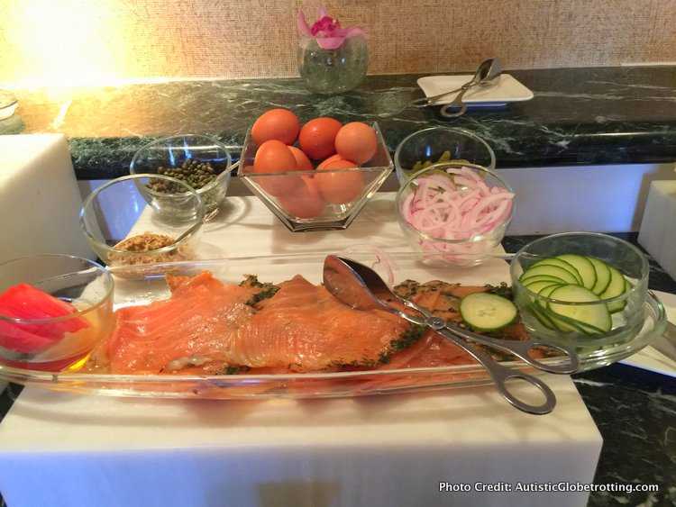 The Ritz-Carlton Orlando Grande Lakes Executive Lounge breakfast