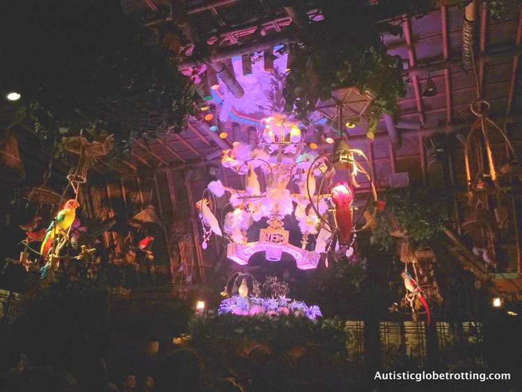 Disneyland's Top Indoor Autism Friendly Rides and Attractions tiki birds