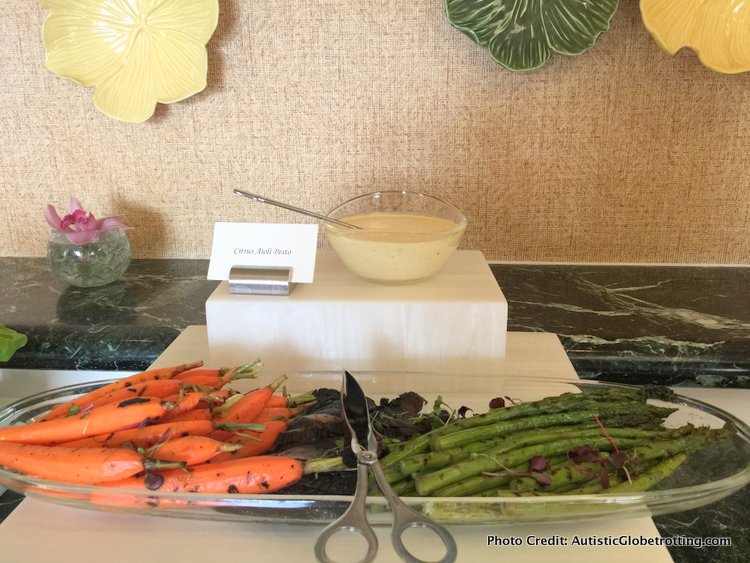 The Ritz-Carlton Orlando Grande Lakes Executive Lounge veggies