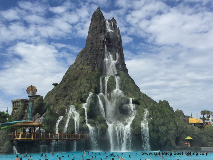 16 Best Tips for Visiting Universal's Volcano Bay with Autism mountain