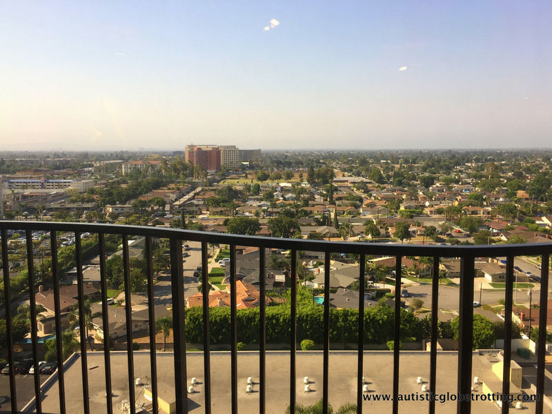Our Family stay at the Anaheim Marriott views