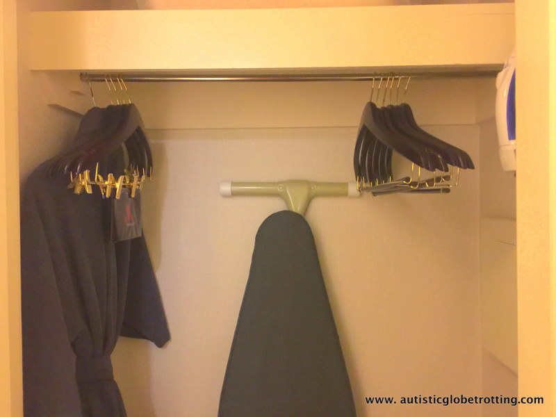 Our Family stay at the Anaheim Marriott closet