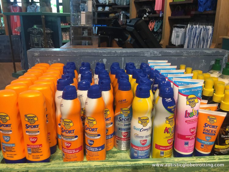 Universal Studios Volcano Bay™ Tips sun screen