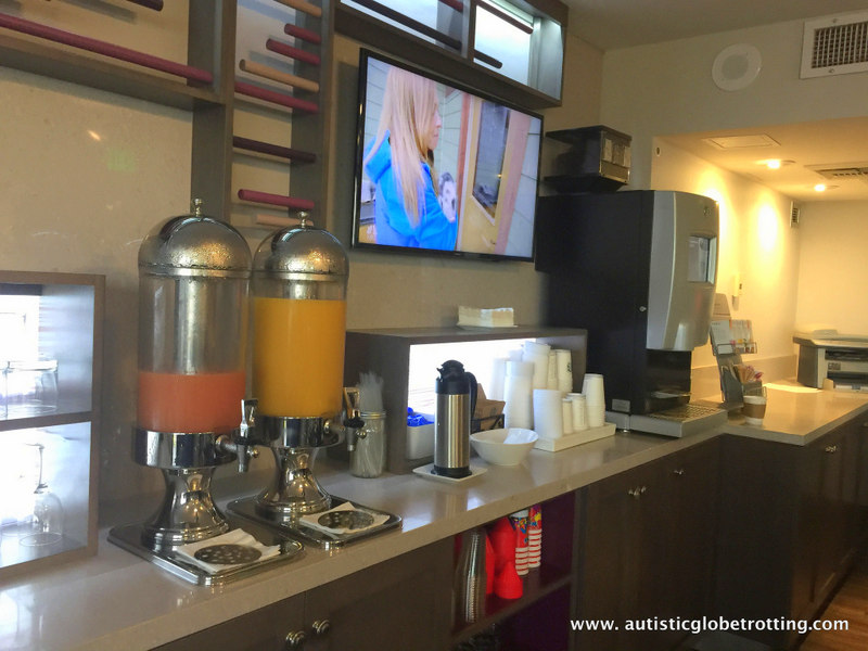 Our Family stay at the Anaheim Marriott lounge