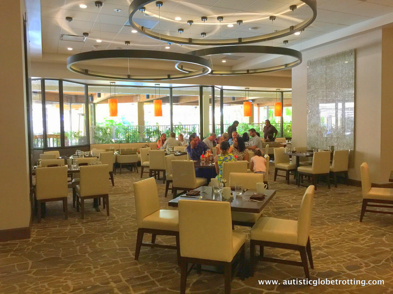 Our Family stay at the Anaheim Marriott dining