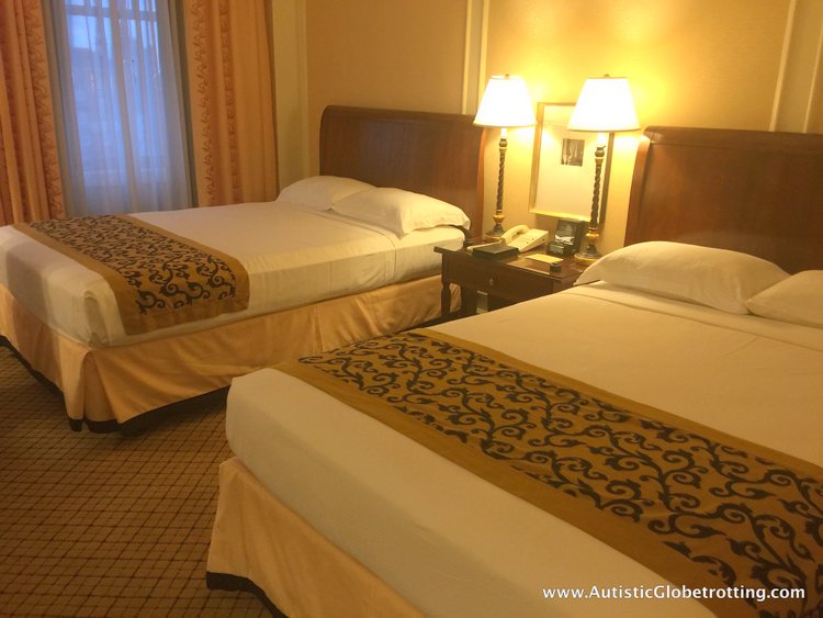 Another thing that amazed me was the immaculately clean room. the room beds