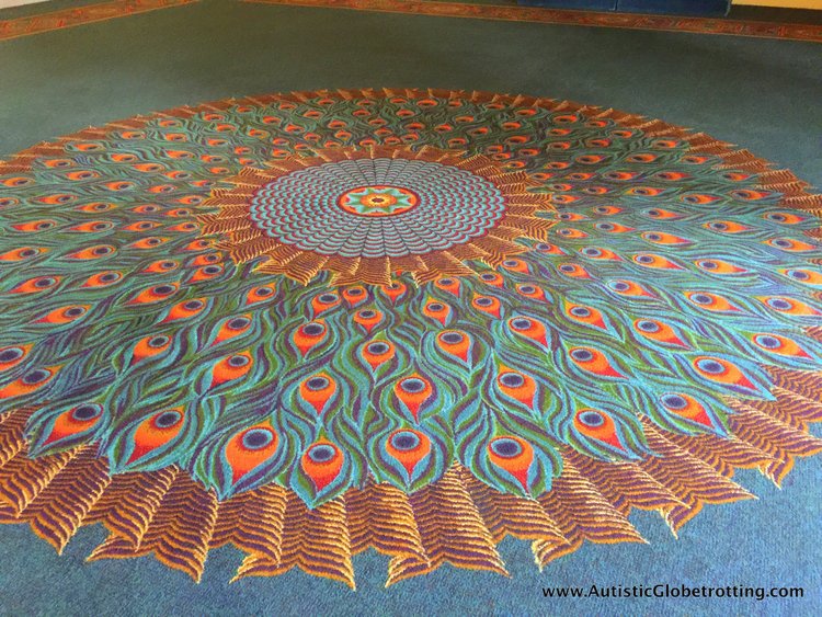 Family Luxury Stay at the Intercontinental Mark Hopkins San Francisco hotel ballroom flooring