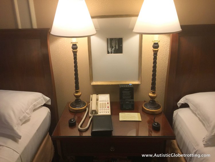 Another thing that amazed me was the immaculately clean room. amenities