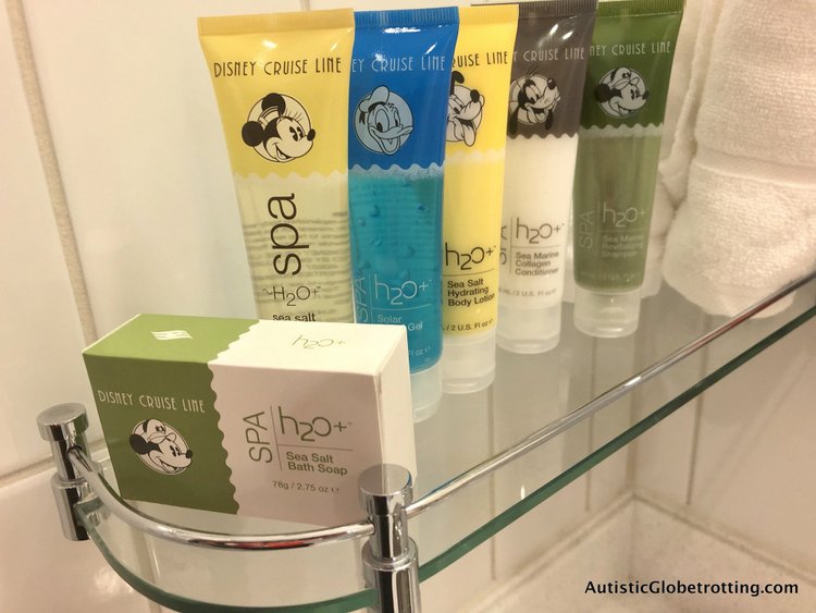 Is a Disney Dream Deluxe Family Oceanview Stateroom worth the splurge? cosmetic goodies