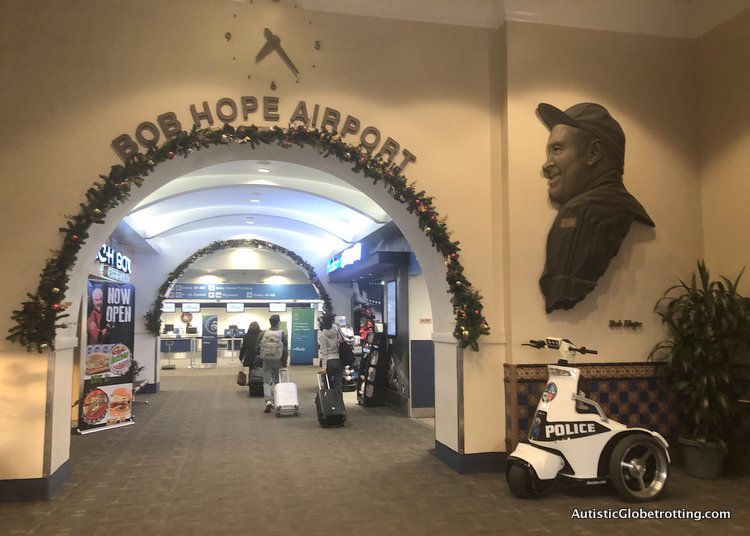 Alaska Airlines Exceeds Expectations Despite a 2 Hour Delay bob hope sign