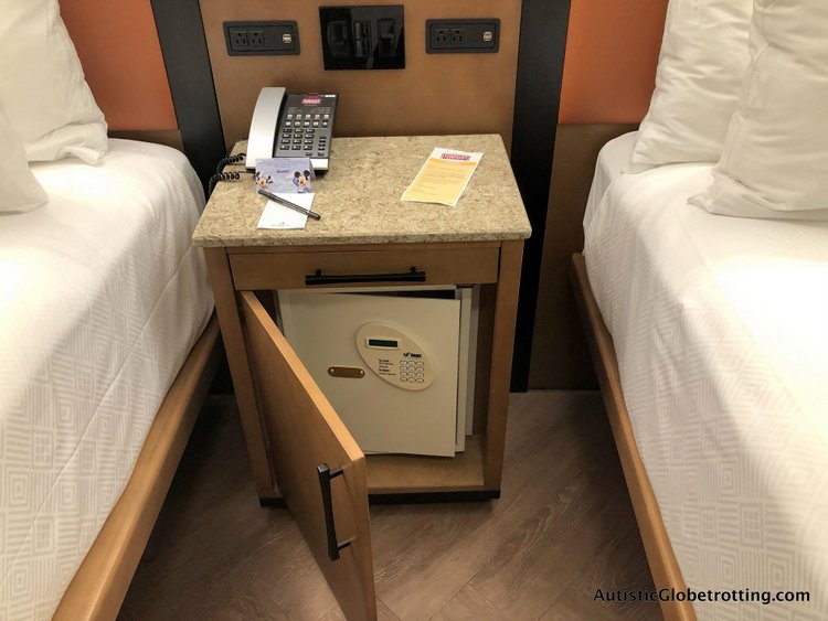 Disney Coronado Springs Resort Tips for Families the room nightstand