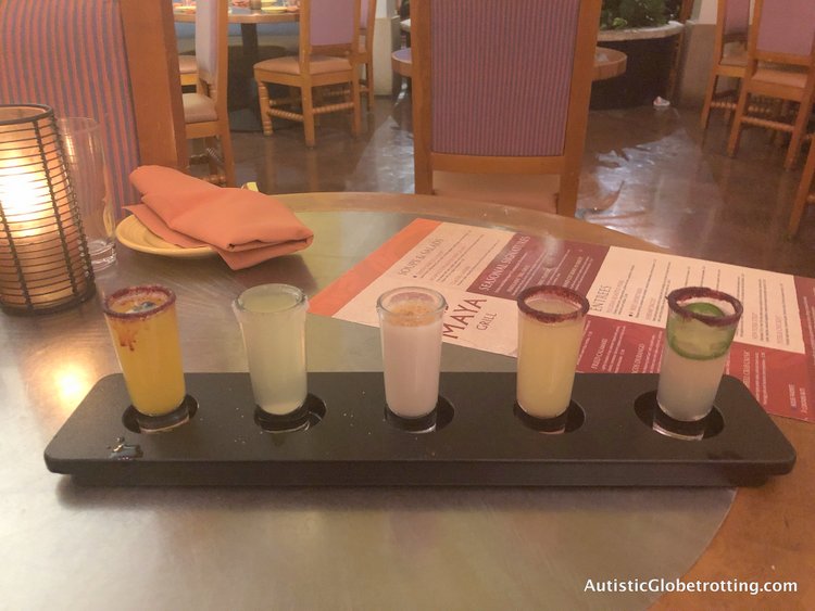 Disney Coronado Springs Resort Tips for Families margarita drinks flight