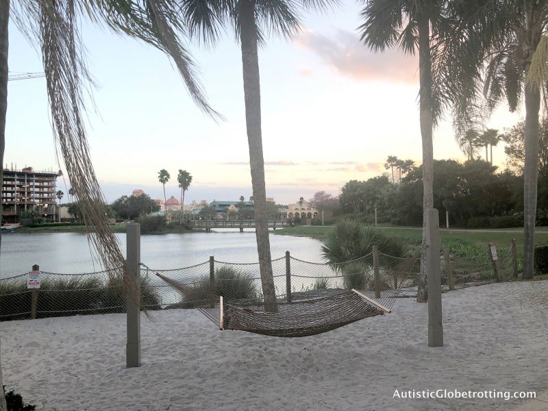 My Favorite highlights from the Disney Social Media Moms Celebration 2018 relaxing in the hammocks