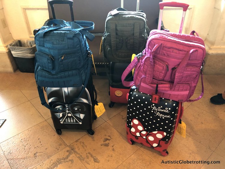 disney deluxe family oceanviewstateroom with verandah our disney luggage