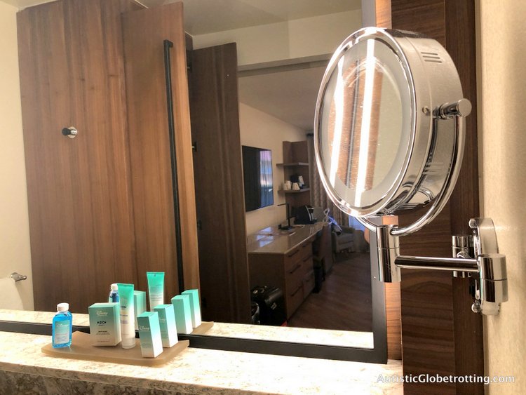 Disney Coronado Springs Resort Tips for Families close up mirror