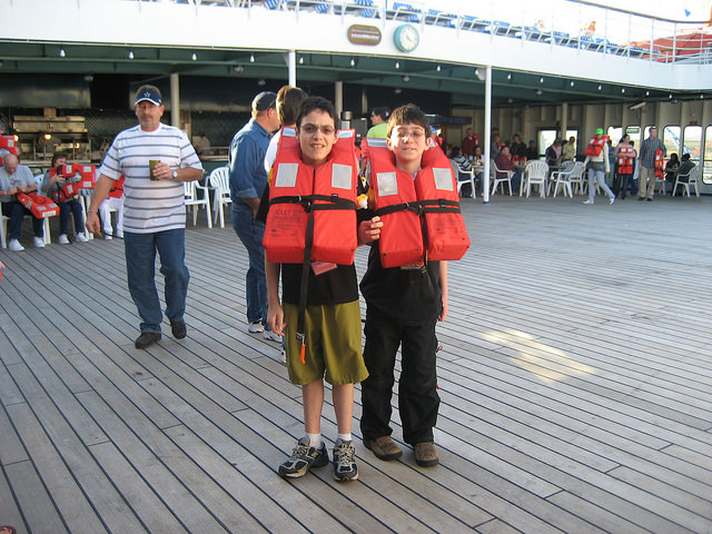 Tips For Boarding A Cruise Ship With Autism muster drill