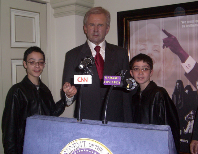 Visiting Amsterdam's Madame Tussaud Wax Museum bush