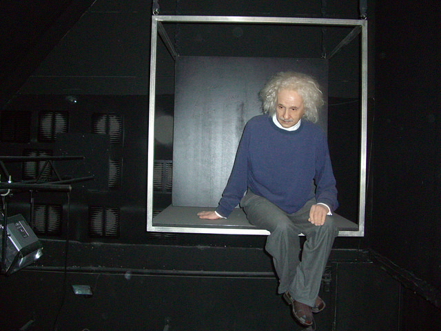 Visiting Amsterdam's Madame Tussaud Wax Museum einstein