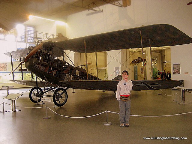 Taking the Family through Munich Germany plane
