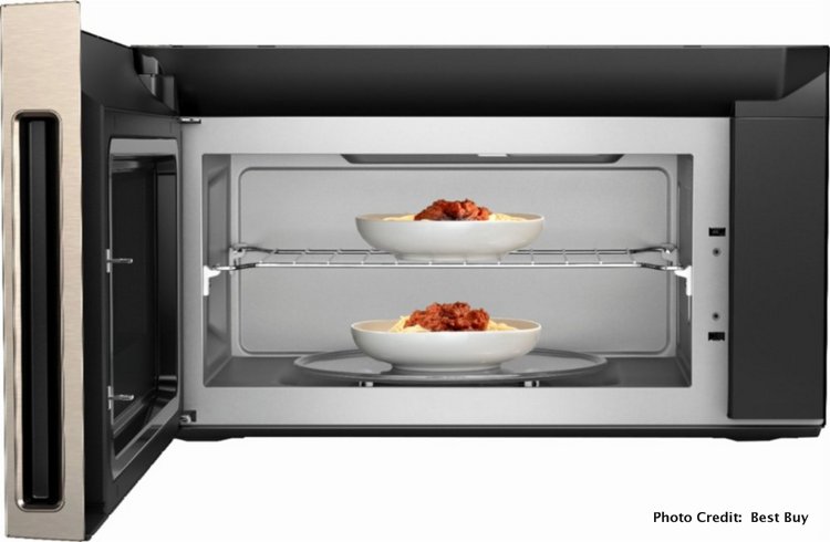 Quick Family Dinners with the Whirlpool Convection Over-the-Range Microwave  @BestBuy space
