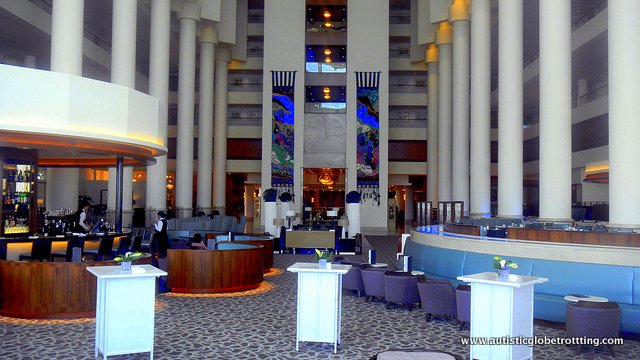 Hotel with the heart of Gold-David Intercontinental Tel Aviv lobby