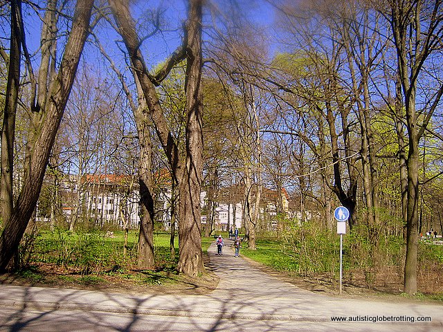 Taking the Family through Munich Germany tree