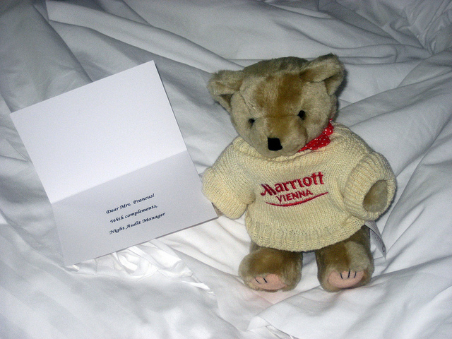 Family Friendly Stay at J W Marriott Vienna Austria bear