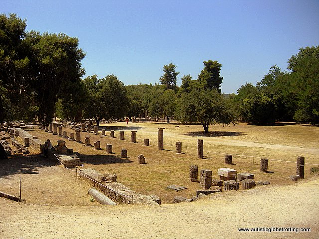 Our Family Day Trip to Olympia Greece field
