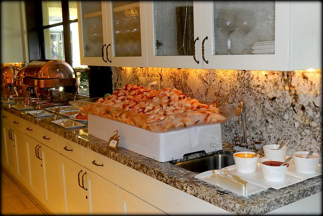 Brunch at Scarpetta Beverly Hills California shrimp