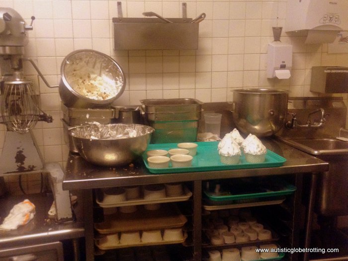 Dining at Commander’s Palace Restaurant in New Orleans kitchen