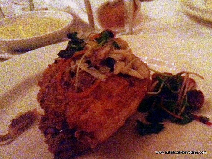 Dining at Commander’s Palace Restaurant in New Orleans dish