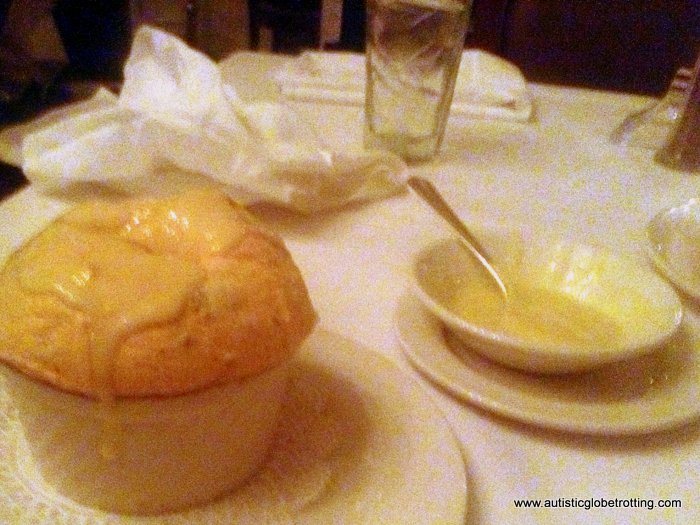 Dining at Commander’s Palace Restaurant in New Orleans bread