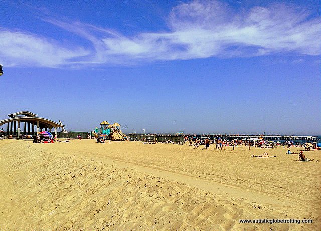 Family Fun on New York's Coney Island beach