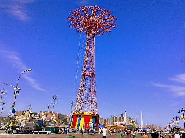 Family Fun on New York's Coney Island tower