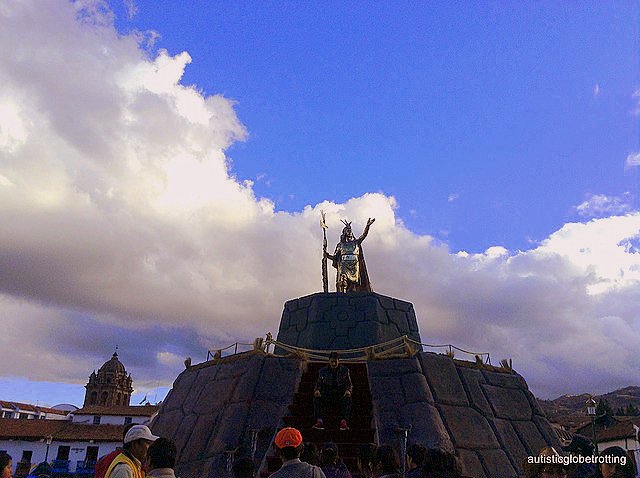 Eight Sensory Things to Do in Cusco with Kids statue