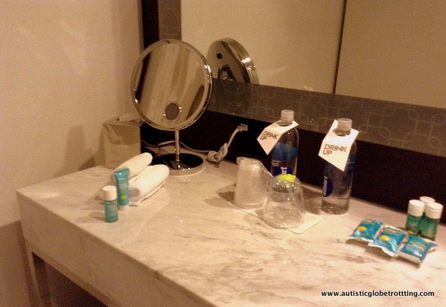 The Family-Friendly W Hollywood Hotel mirror