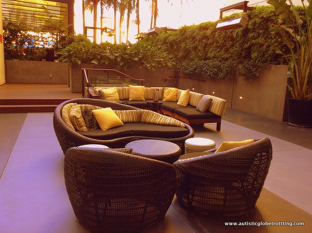 The Family-Friendly W Hollywood Hotel garden